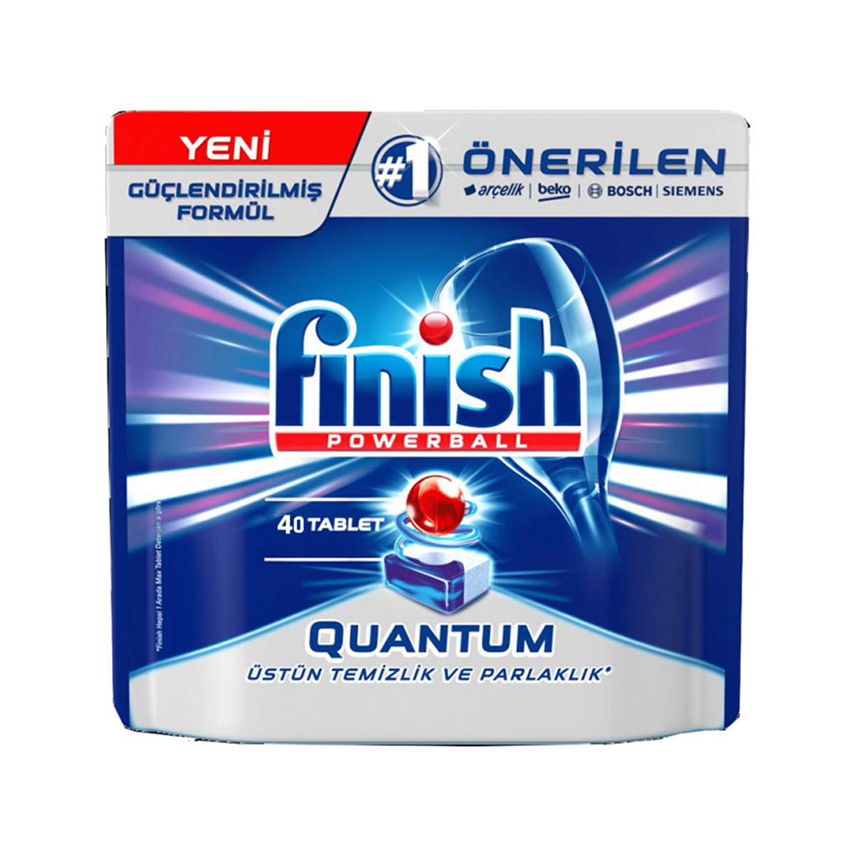 gjxjg قرص ماشین ظرفشویی فینیش کوانتوم Finish Quantum بسته 40 عددی - Image 1