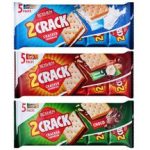 بیسکوئیت کراکر ساندویچی روشن ROSHEN CRACKER SANDWICH  با مغز شکلاتی و فندق  190گرم تاریخ 2026/07/21 - Image 2