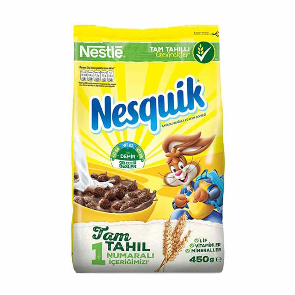 Untitled-4 کورن فلکس شکلاتی Nestle nesquik نستله نسکوئیک 450 گرم - Image 1