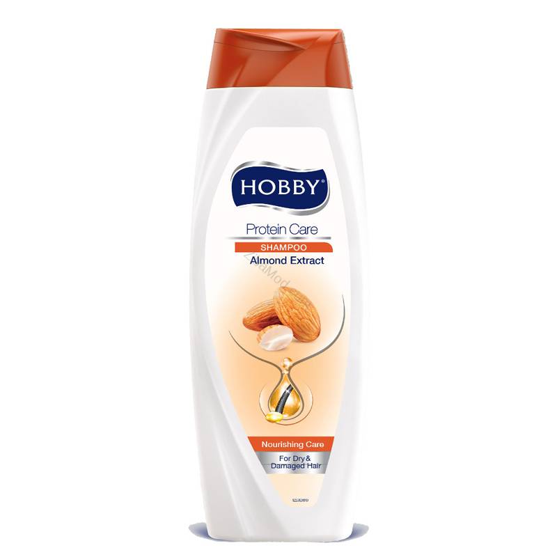 خرید-و-قیمت-و-مشخصات-شامپو-هوبی-HOBBY-عصاره-روغن-بادام-مخصوص-موهای-خشک-و-آسیب-دیده-حجم-۶۰۰-میل-در-فروشگاه-اینترنتی-زیبا-مد شامپو سر HOBBY Almond extract هوبی حاوی عصاره بادام برای موهای آسیب دیده 600 میل - Image 1