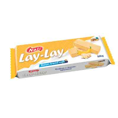 NATY-MOZ ویفر ناتی لی لی Nati Lay-Lay با طعم موز 500 گرم - Image 1