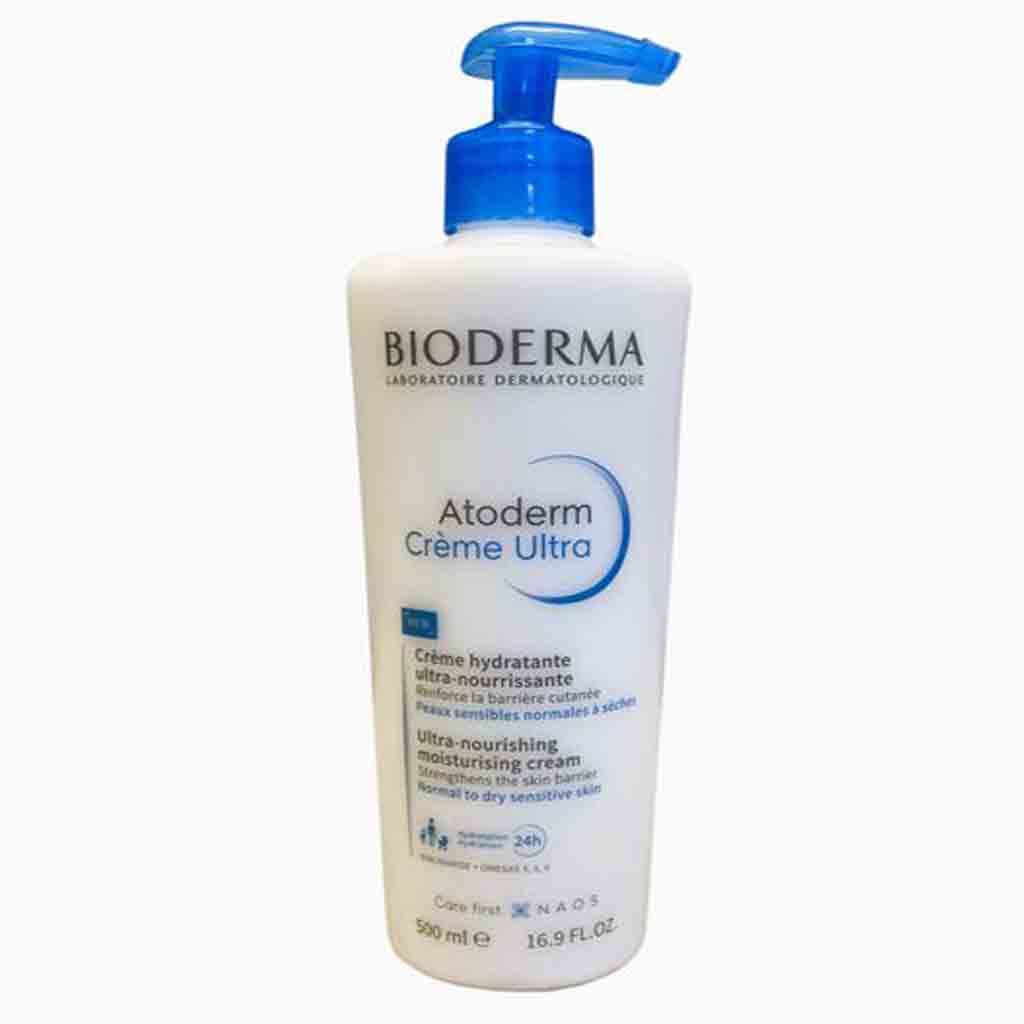 Untitled-26 کرم فرانسوی مرطوب کننده و ترمیم کننده اتودرم اولترا بایودرما Bioderma Atoderm creme ultra مخصوص پوست های خشک 500 میل - Image 1