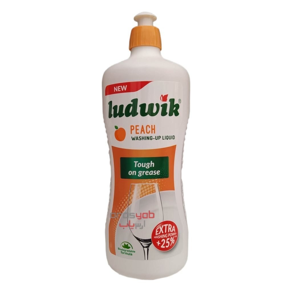 1 مایع ظرفشویی لهستانی لودویک LUDWIK PEACH با رایحه هلو 900 گرم - Image 1