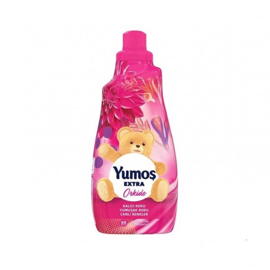1 مایع نرم کننده لباس YUMOS یوموش با رایحه ارکیده 60 بار شستشو 1440 میل - Image 1