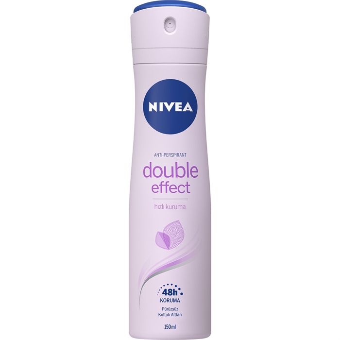 2 اسپری ضد تعریق زنانه NIVEA Double Effect نیوآ دبل افکت 150 میل - Image 1