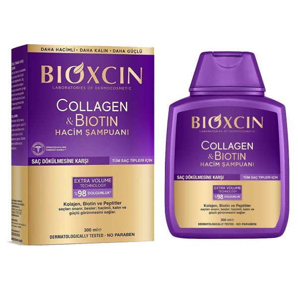 2 شامپو ضد ریزش مو بیوکسین BIOXCIN حجم دهنده 300 میل - Image 1