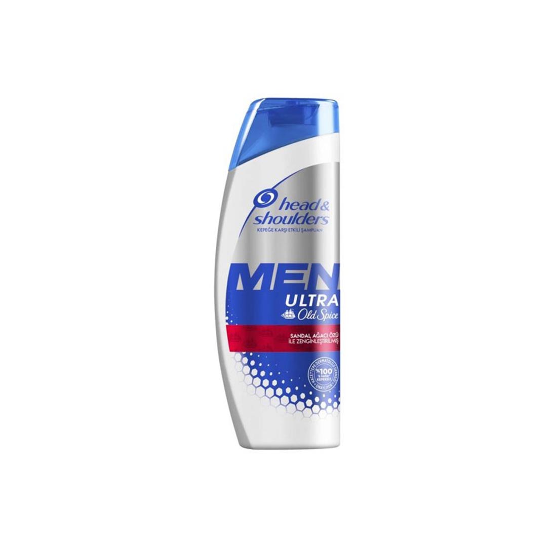 23 شامپو سر ضد شوره مردانه head & shoulders MEN ULTRA Old Spice هد اند شولدرز با عصاره چوب صندل 300 میل - Image 1