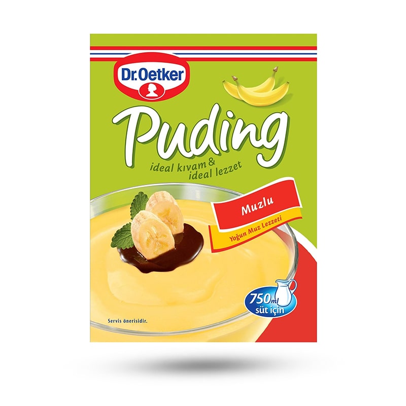 3 پودر پودینگ Dr.Oetker Muzlu دکتر اوتکر با طعم موز 120 گرم - Image 1