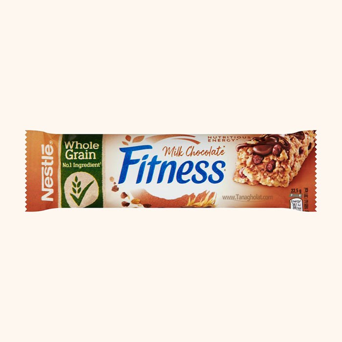 4 انرژی بار رژیمی fitness Nestle milk chocolate فیتنس رژیمی با طعم شیری شکلاتی 23.5 گرم - Image 1