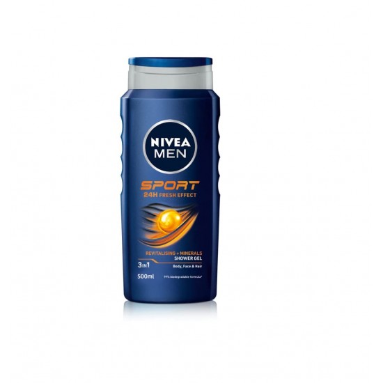 4 شامپو سر و بدن آلمانی نیوآ NIVEA SPORT نیوآ اسپرت 500 میل - Image 1