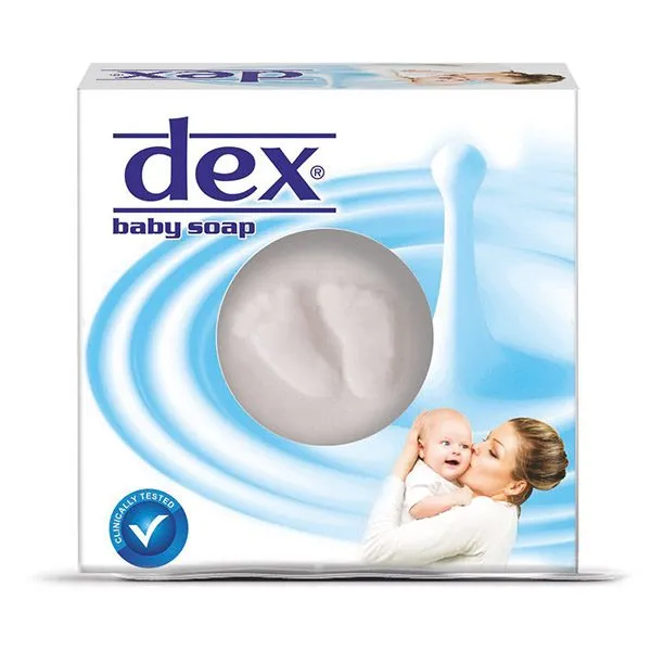 43912 صابون بچه DEX baby soap دکس آبی 125 گرم - Image 1