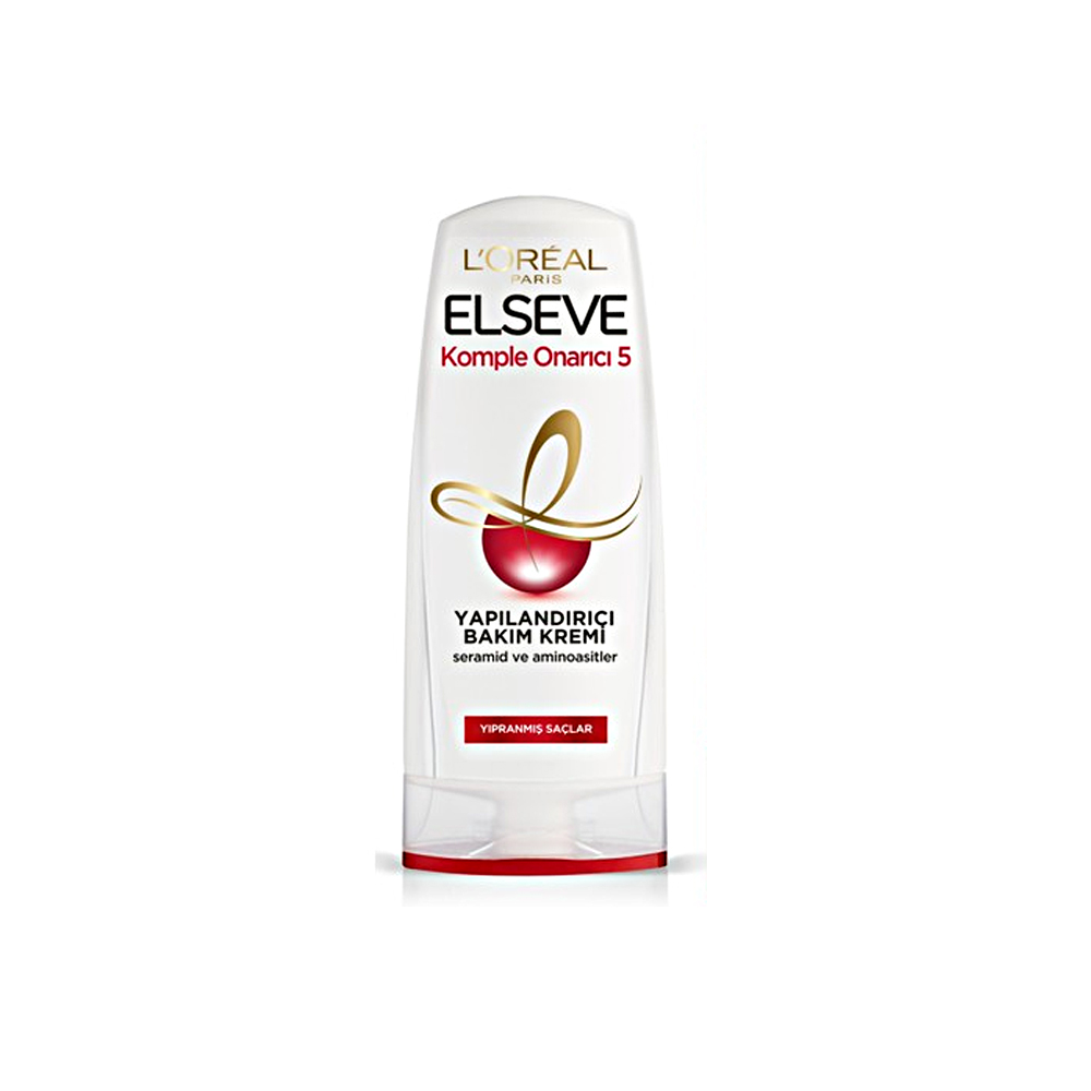 8 نرم کننده مو لورآل Elseve Loreal مدل KOMPLE ONARICI 5 مخصوص موهای آسیب دیده 360 میل - Image 1