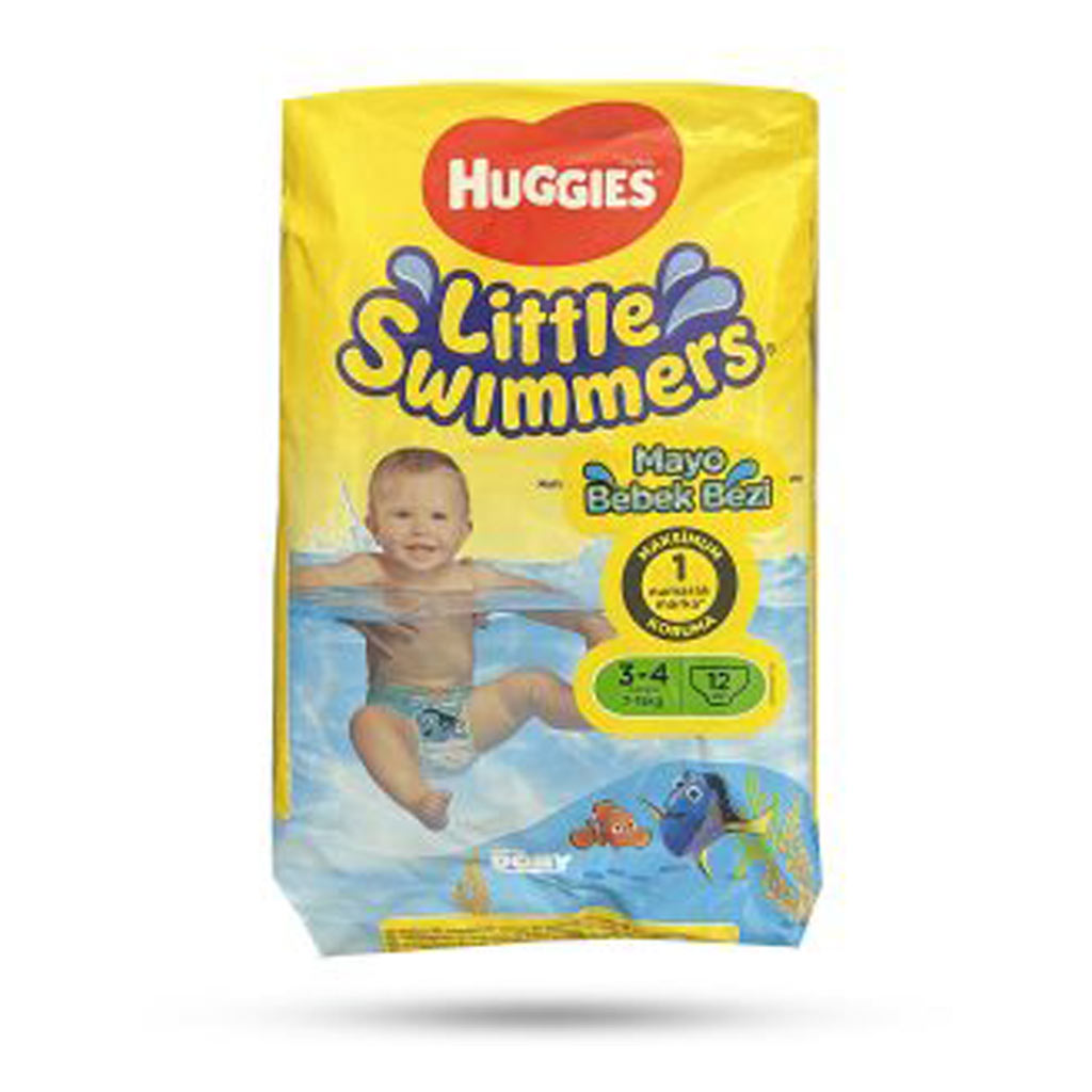 Untitled-21 پوشک استخری هاگیز HUGGIES سایز 4-3 بسته 12 عددی - Image 1