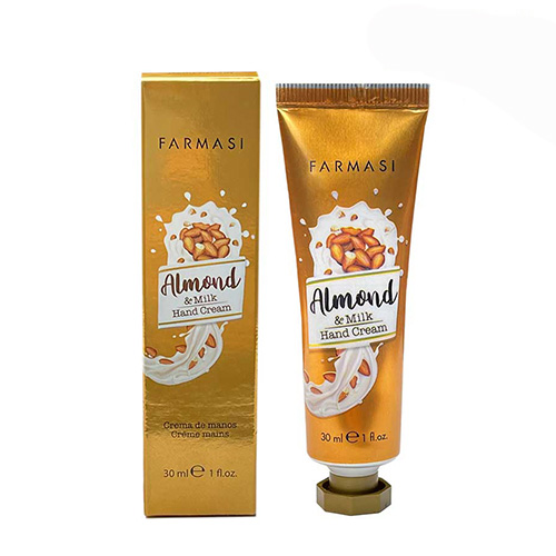 almond-milk-hand-cream-farmasi کرم دست FARMASI Almond & Milk شیر و بادام فارماسی 30 میل - Image 1