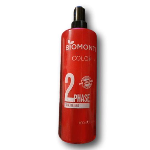 اسپری دوفاز بیومونتی BIOMONTI COLOR مخصوص موهای رنگ شده 400 میل - Image 1
