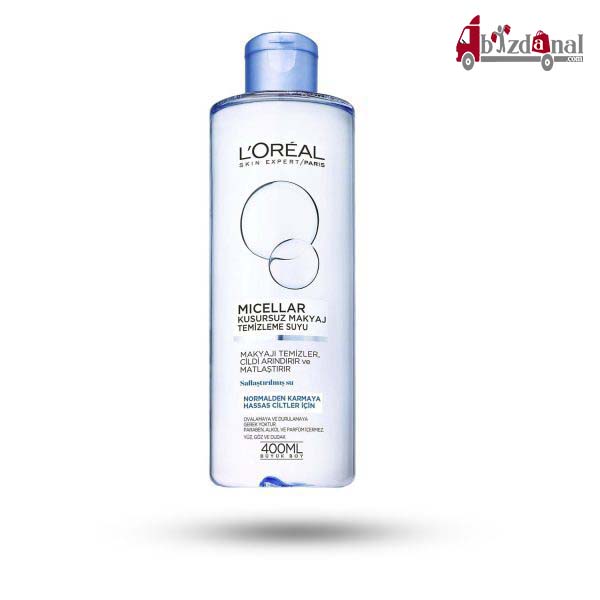 loreal-paris-micelar-blue میسلار واتر Loreal لورآل مخصوص پوست حساس و نرمال تا مختلط 400 میل - Image 1