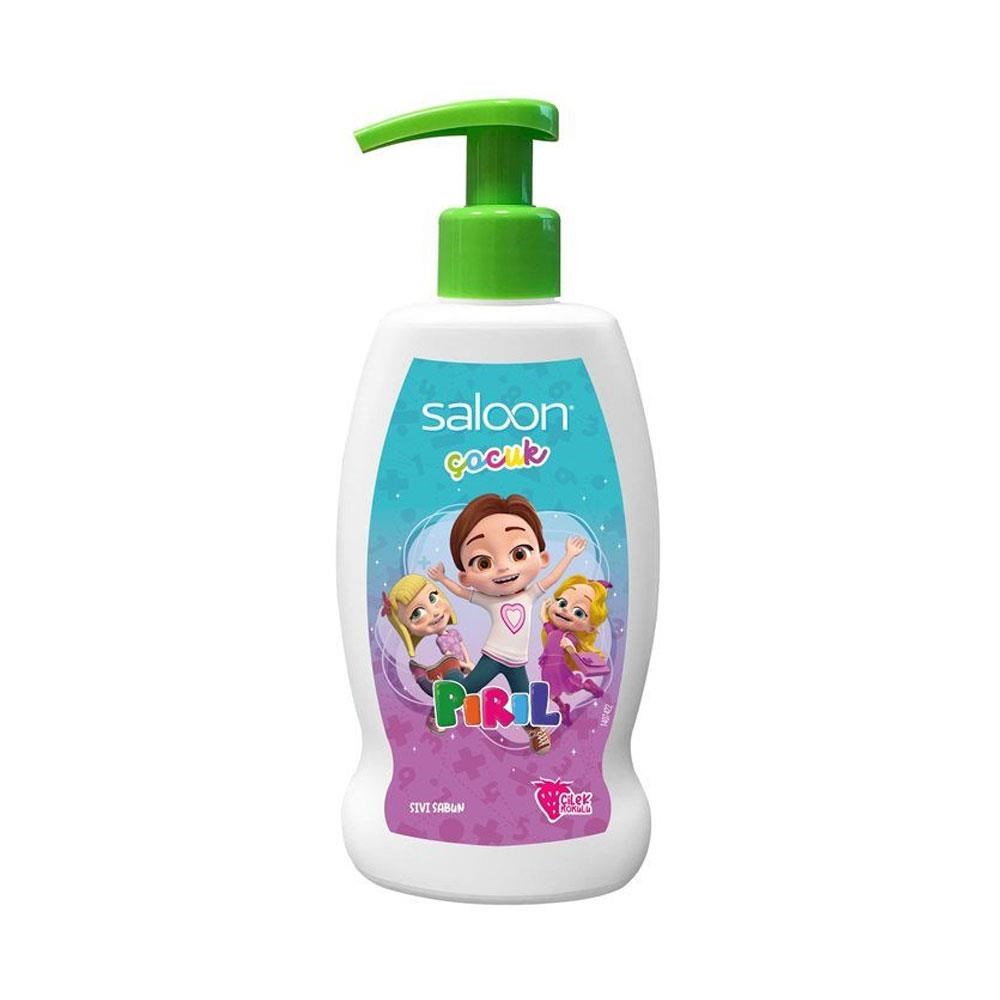 saloon-sivi-sabun-cocuk-cilek-230-ml-a788b0 صابون مایع سالون Saloon Cocuk PIRIL cilek مخصوص کودکان با رایحه توت فرنگی 230 میل - Image 1