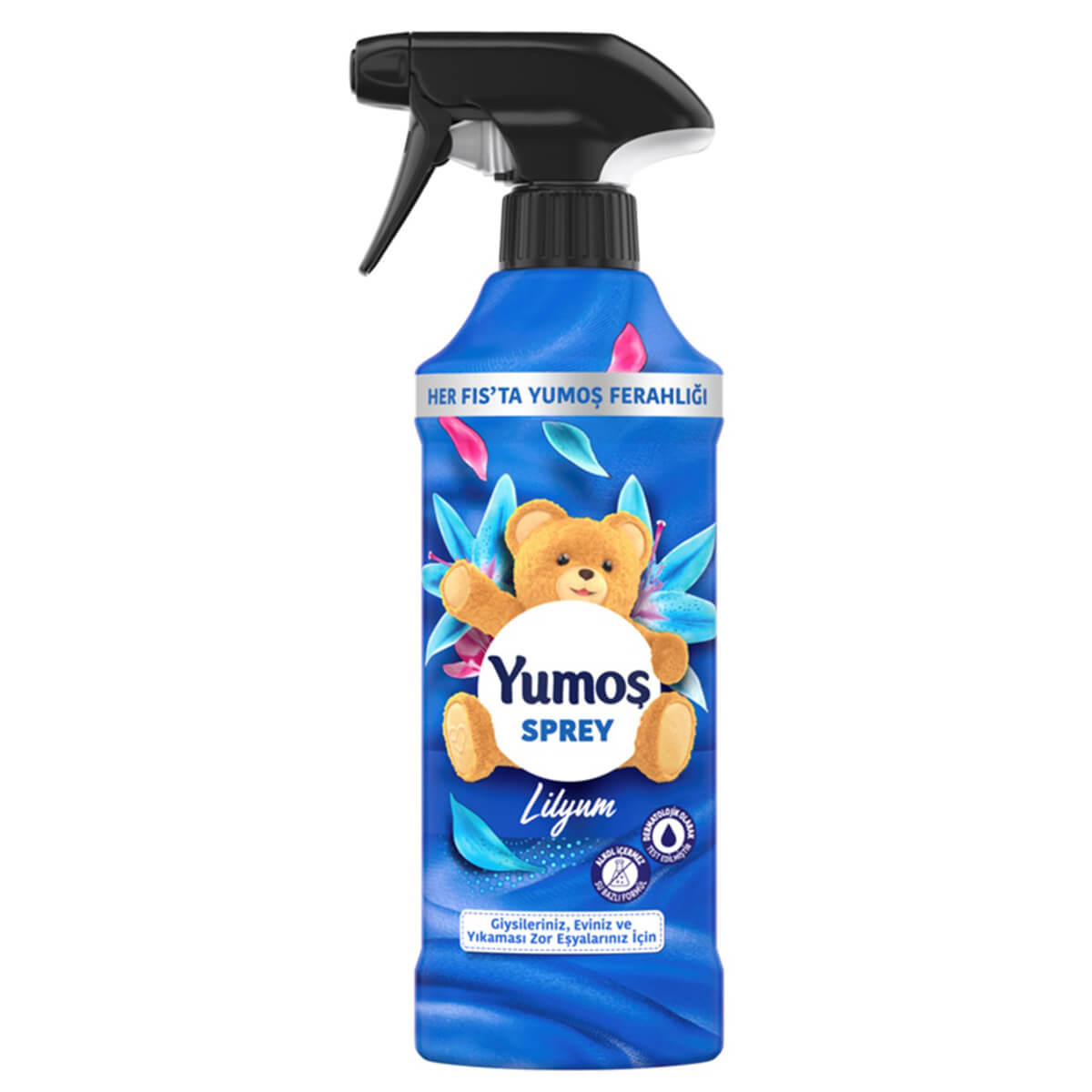 اسپری-خوشبو-کننده-یوموش-گل-لیلیوم-ارس-یاب اسپری خوشبو کننده یوموش yumuş آبی با رایحه گل لیلیوم 450 میل - Image 1