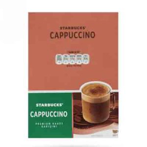 قهوه فوری استارباکس STARBUCKS CAPPUCCINO کاپوچینو 10 عددی