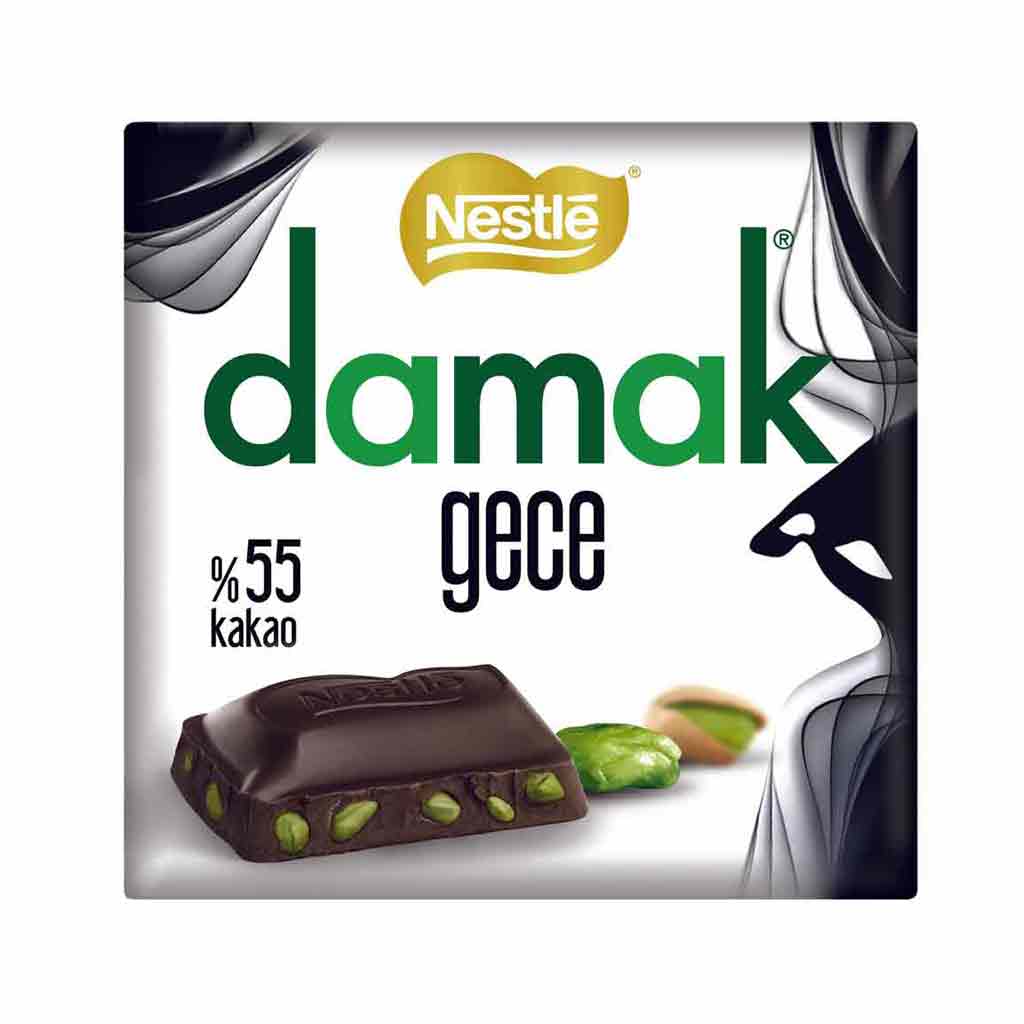 Untitled-42 تبلت شکلات تلخ 55% نستله داماک Nestle damak GECE وزن 60 گرم - Image 1