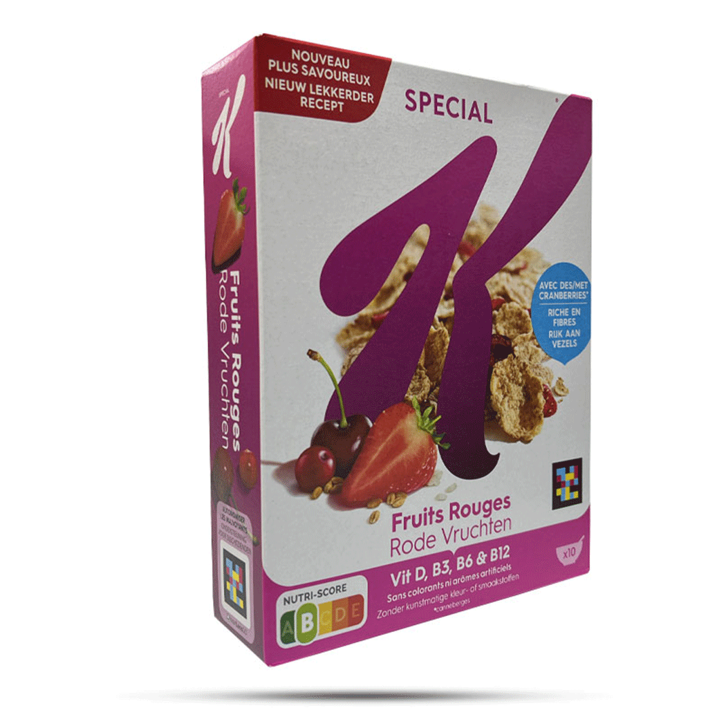 Untitled-15 کورن فلکس غنی شده ویتامینه اسپشیال کی Kellogg’s special K Fruits Rouges میوه های قرمز حاوی ویتامین D,B3,B6,B12 وزن 300 گرم تاریخ 2023/12/02 - Image 1