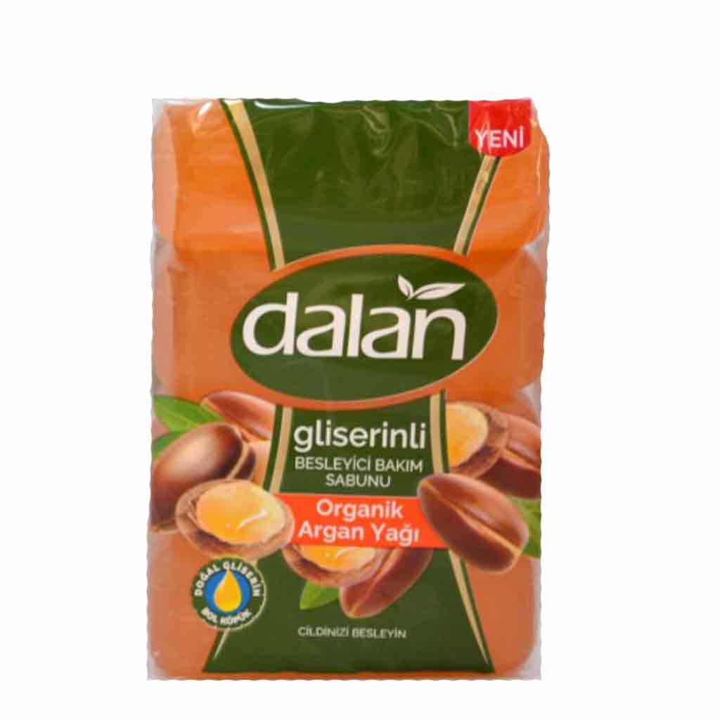 Untitled-3 صابون دالان Dalan حاوی گلیسیرین و روغن آرگان 4 عددی 600 گرم - Image 1