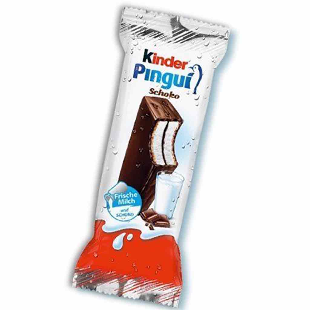 Untitled-4 کیک کیندر پینگویی Kinder Pingui با مغز کرم شیری و روکش شکلات تلخ 30 گرم - Image 1