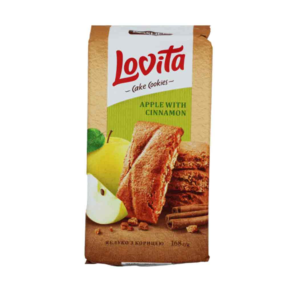 Untitled-1 کوکی کیک ROSHEN LOVITA روشن لاویتا با مغز سیب و دارچین 168 گرم - Image 1