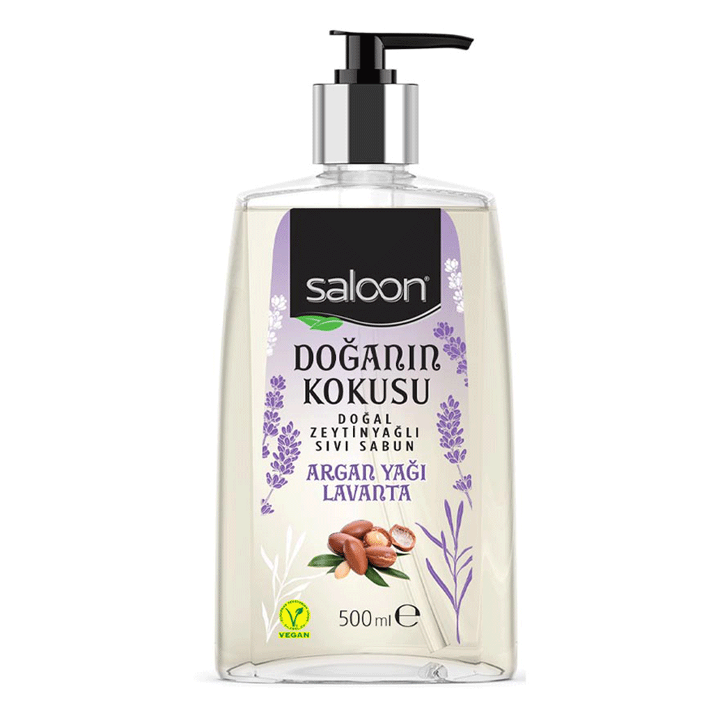 Untitled-14 مایع دستشویی اسطوخودوس سالون Saloon Argan Yağı & Lavanta با عصاره روغن آرگان 500 میل - Image 1