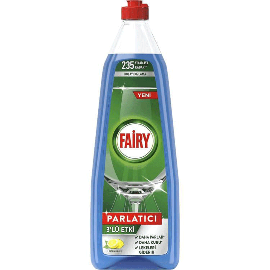Untitled-28 مایع جلادهنده فیری ایتالیایی Fairy 3'lü Etki Bulaşık Makinesi Parlatıcısı ماشین ظرفشویی رایحه لیمو 710 میل - Image 1