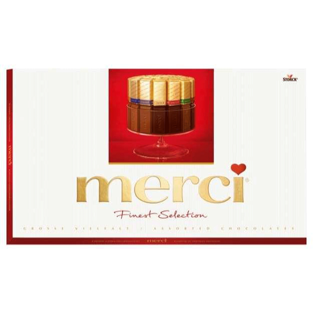 Untitled-32 شکلات کادویی مرسی Storck Merci Finest Selection با طعم های مختلف 250 گرم - Image 1