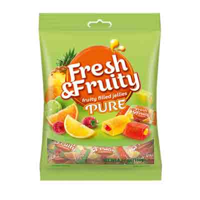 wawel-pure پاستیل پذیرایی واول Wawel Fresh & Fruity Pure مغزدار فرش اند فروتی با طعم میوهای طبیعی - Image 1