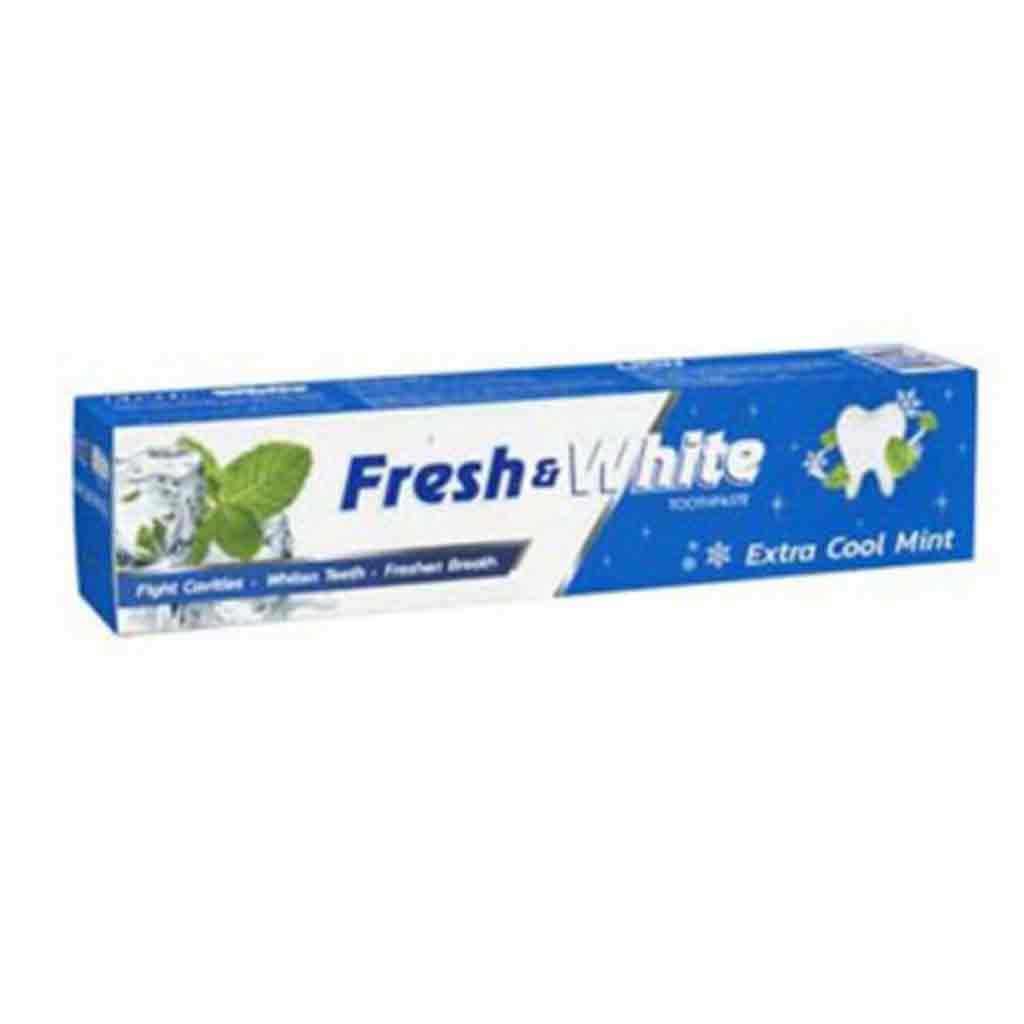 Untitled-2 خمیر دندان فرش وایت Fresh White Extra Cool Mint رایحه نعنا 160 گرم - Image 1