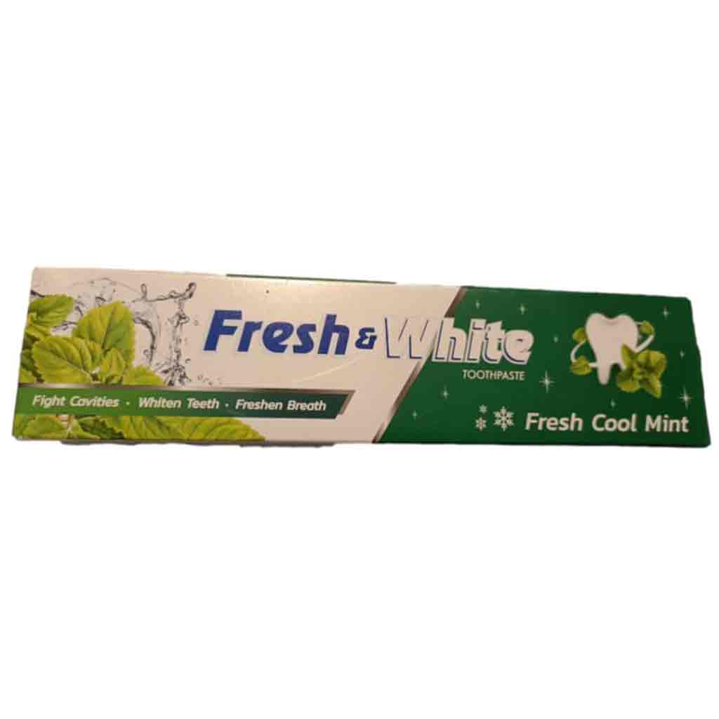 Untitled-4 خمیر دندان فرش وایت Fresh White Fresh Cool Mint رایحه نعنا 160 گرم - Image 1