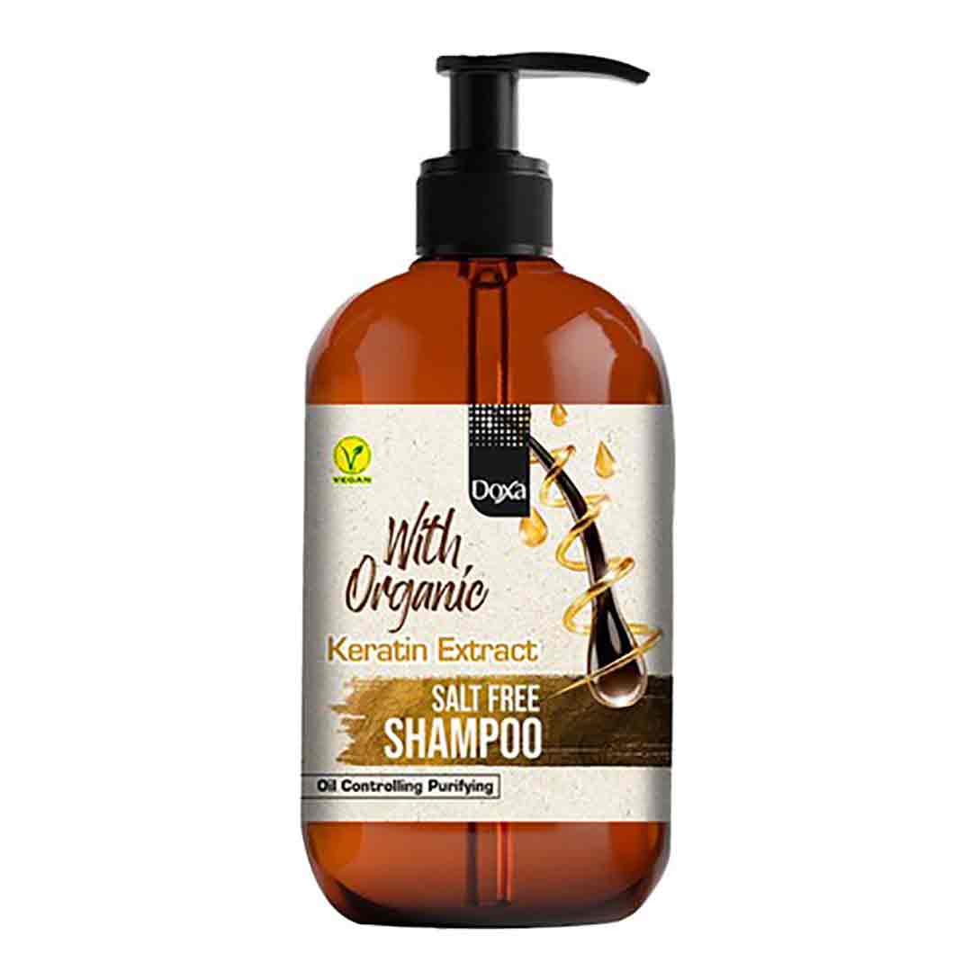 Untitled-40 شامپو سر بدون نمک ارگانیک دوکسا Doxa Keratin Extract حاوی کراتین 900 میل - Image 1