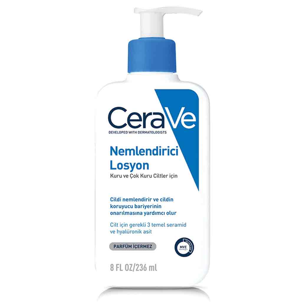 Untitled-5 لوسیون بدن مرطوب کننده سراوی CeraVe Moisturizing مناسب پوست های خشک 236 میل - Image 1