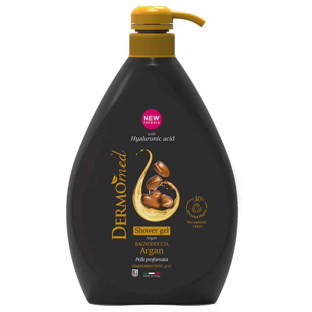Untitled-10 شامپو بدن ایتالیایی درمومد Dermomed Argan حاوی روغن آرگان 1000 میل - Image 1