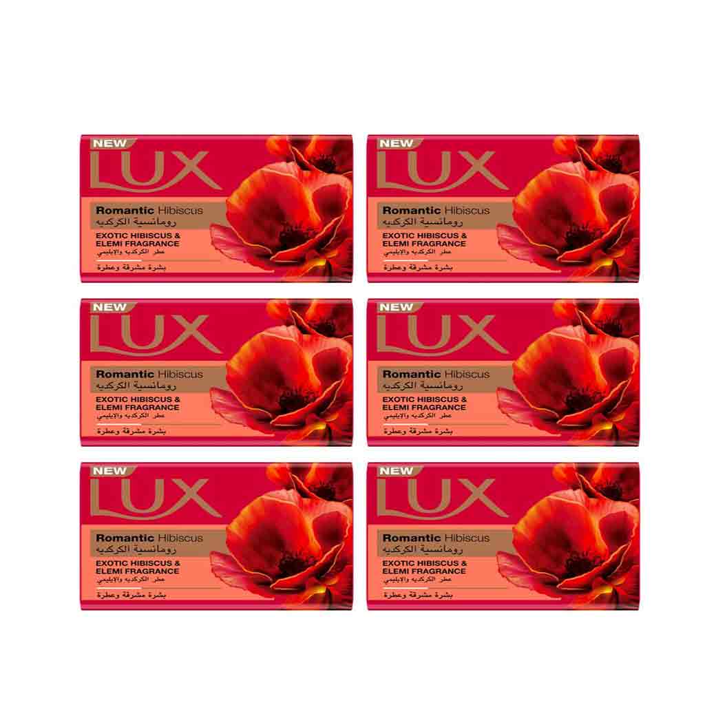 Untitled-11 صابون لوکس Lux Romantic hibiscus عصاره گل هیبیسکوس 170 گرم - Image 1