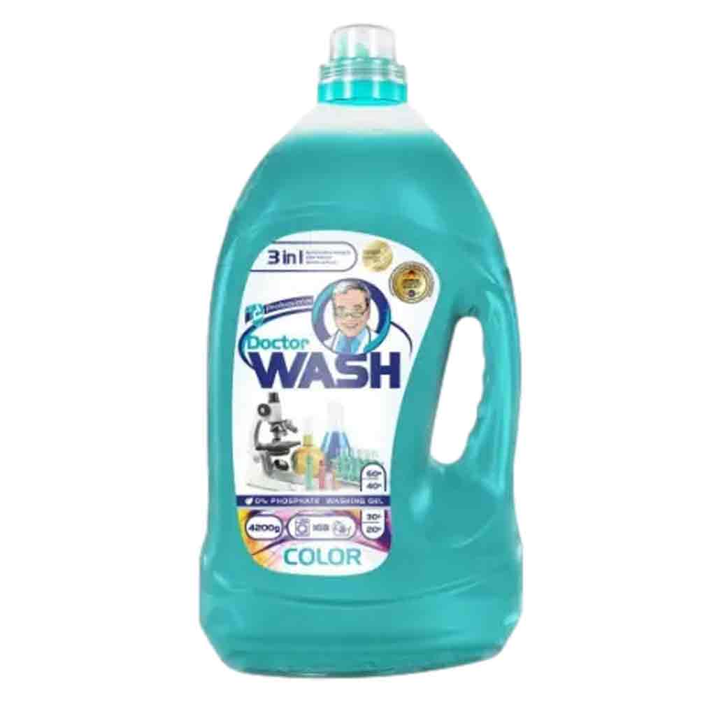 Untitled-16 ژل لباسشویی آلمانی 3 در 1 دکتر واش Doctor Wash COLOR مناسب لباس های رنگی 84 بار شستشو 2100 گرم - Image 1