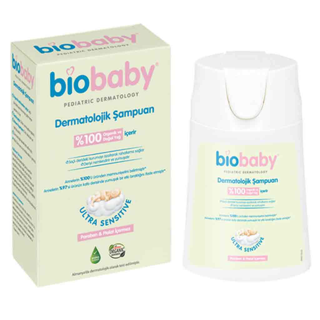 Untitled-20 شامپو سر کودک بیو بیبی biobaby Dermatolojik درماتولوژیک 150 میل - Image 1