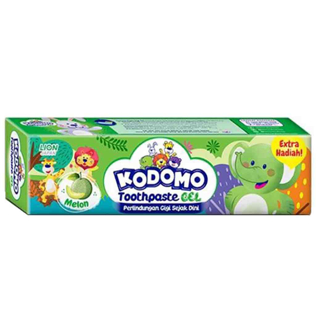 Untitled-9 خمیر دندان کودک جایزه دار کودومو Kodomo Melon عصاره طالبی 45 گرم - Image 1