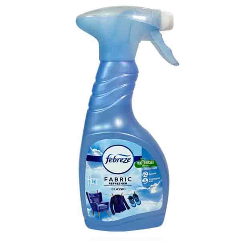 Untitled-23 اسپری خوشبو کننده لباس و مبل بلژیکی فبرز Febreze Classic با رایحه طراوت بخش 500 میل - Image 1