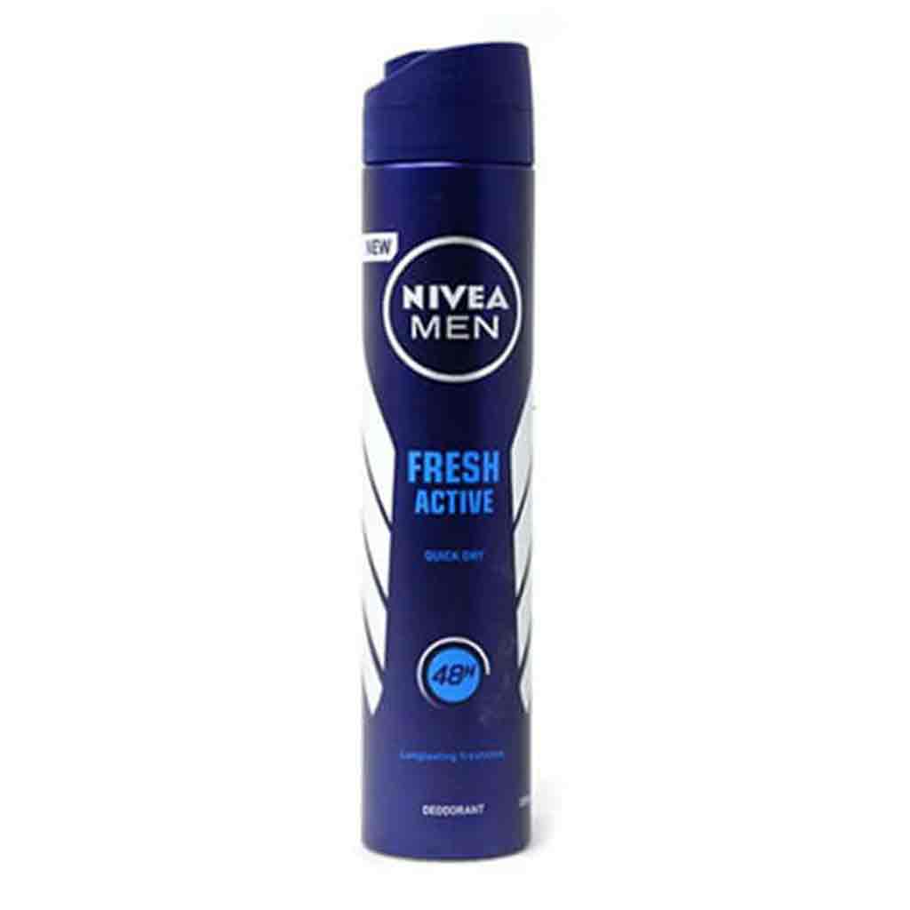 Untitled-5 اسپری ضد تعریق مردانه آلمانی Nivea Men Fresh Active نیوآ 200 میل - Image 1