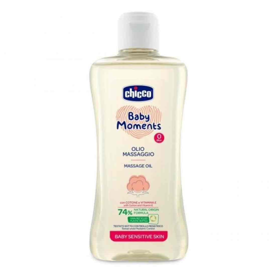 Untitled-8 روغن ماساژ کودک ایتالیایی چیکو Chicco Massage Oil حاوی روغن سبوس برنج 200 میل - Image 1
