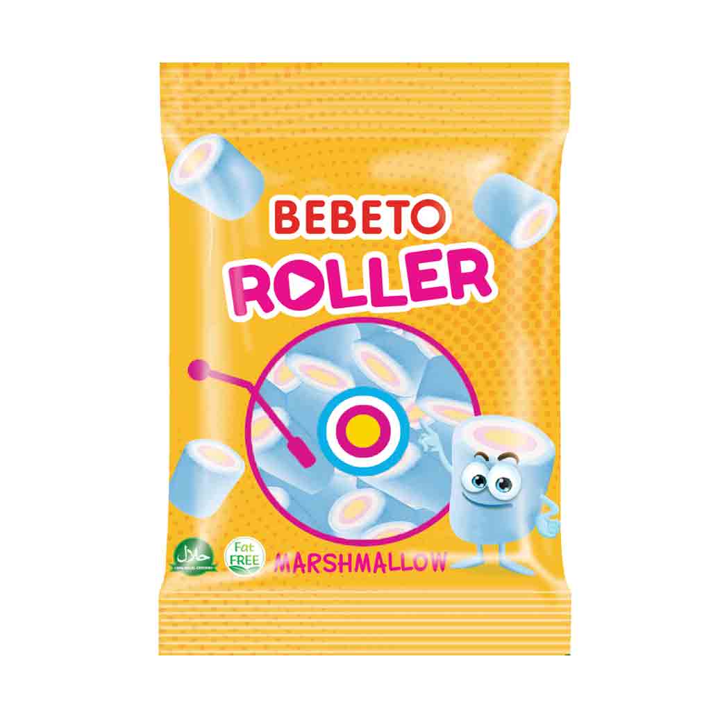 Untitled-34 مارشمالو ببتو BEBETO ROLLER با طرح رولی 70 گرم تاریخ 2025/11 - Image 1