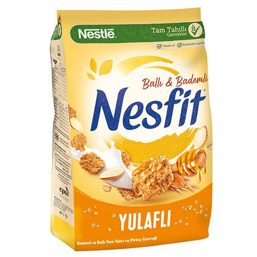 عسل و بادام نسفیت کورن کورن فلکس نستله نسفیت Nesfit Balli & Bademli عسل و بادام 400 گرم - Image 1