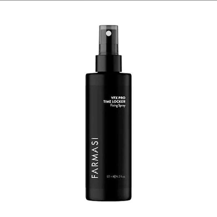 Pharmacy-fixative-spray-VFX-PRO-model-volume-125-ml1 اسپری ( فیکس) تثبیت کننده آرایش فارماسی Farmasi VFX PRO TIME LOCKER مناسب انواع پوست 125 میل - Image 1
