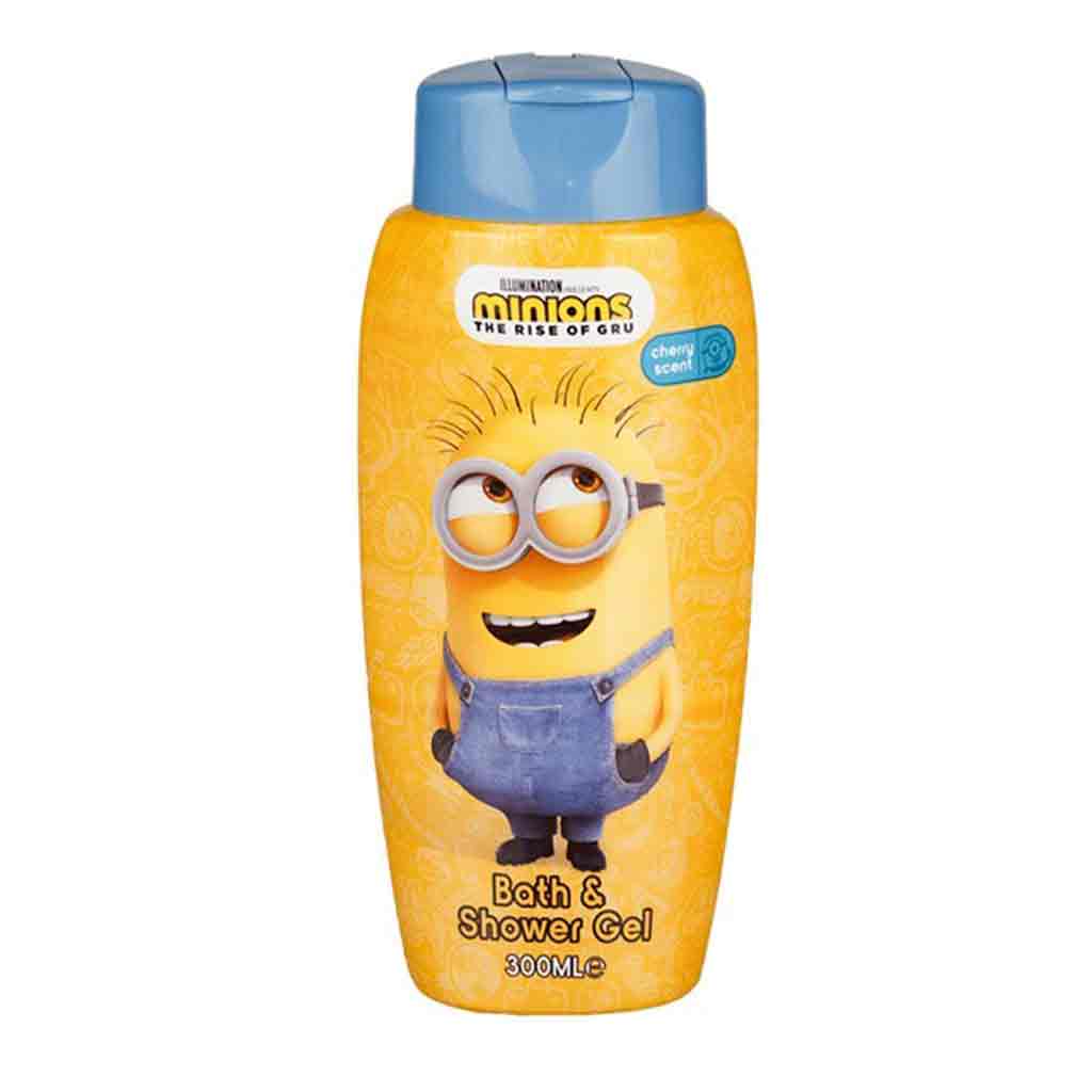 Untitled-21 شامپو بدن کودک انگلیسی مینیون Minion's Cherry با رایحه گیلاس 300 میل - Image 1