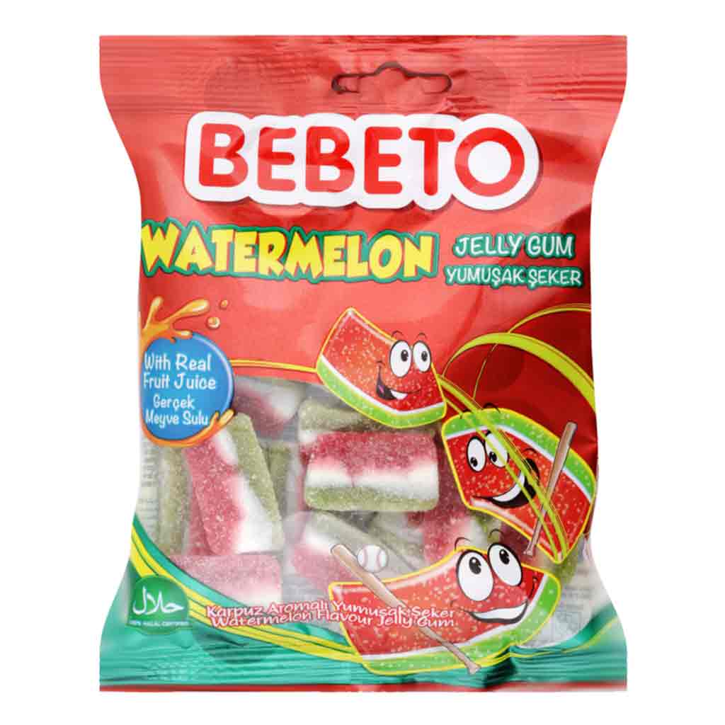 Untitled-3 پاستيل ببتو Bebeto Watermelon با طرح هندوانه 80 گرم - Image 1
