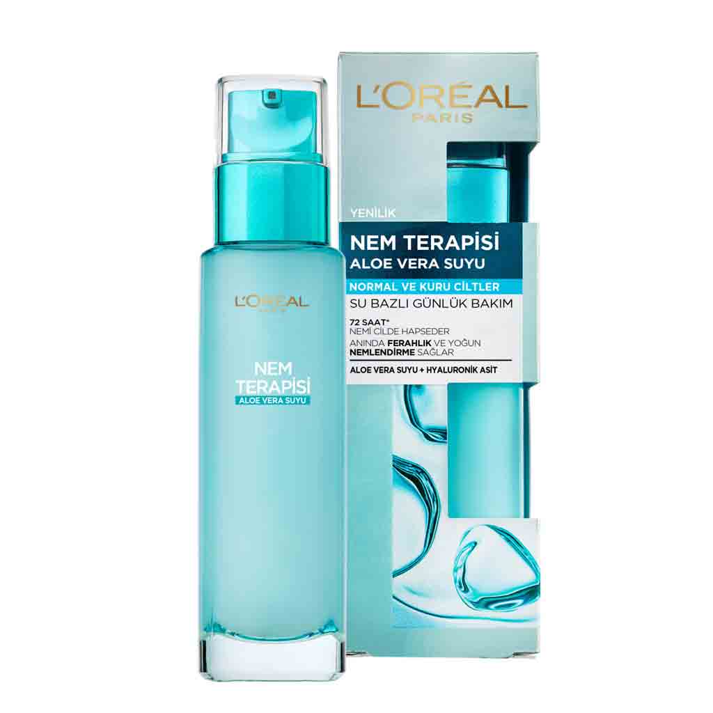 Untitled-33 سرم آبرسان لورآل LOREAL NORMALDEN KURUYA CILTLER برای پوست های خشک و نرمال حاوی عصاره آلوئه ورا 70 میل - Image 1